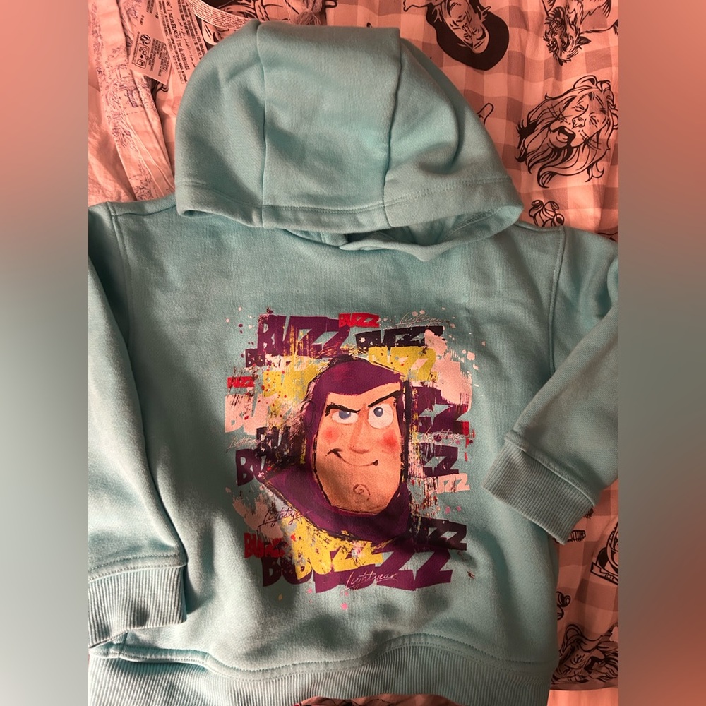 Disney Pixar Toy story Buzz Lightyear toddler hoodie size 4 NWOT